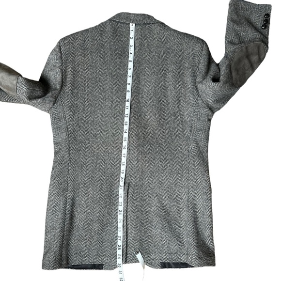 Stafford Mens Vintage Harris Tweed Two Button Sport Coat Blazer Herringbone 41R - Picture 14 of 16